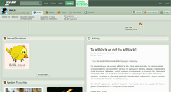 Desktop Screenshot of mruk.deviantart.com