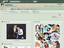Tablet Screenshot of chibikinesis.deviantart.com