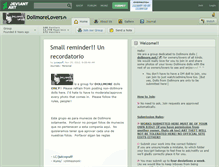 Tablet Screenshot of dollmorelovers.deviantart.com