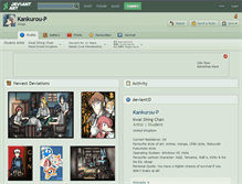 Tablet Screenshot of kankurou-p.deviantart.com