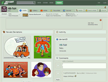 Tablet Screenshot of hb-fan.deviantart.com