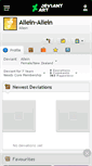 Mobile Screenshot of allein-allein.deviantart.com