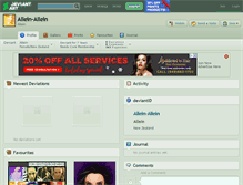 Tablet Screenshot of allein-allein.deviantart.com