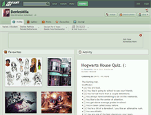 Tablet Screenshot of deniesmilia.deviantart.com
