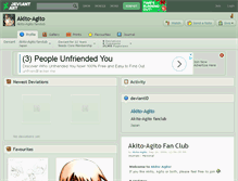 Tablet Screenshot of akito-agito.deviantart.com