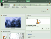 Tablet Screenshot of nataloe.deviantart.com