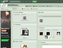 Tablet Screenshot of notyetfamous.deviantart.com