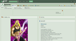 Desktop Screenshot of namsuman.deviantart.com