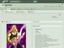Tablet Screenshot of namsuman.deviantart.com