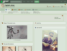 Tablet Screenshot of captain-jesse.deviantart.com