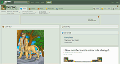 Desktop Screenshot of furrytaurs.deviantart.com