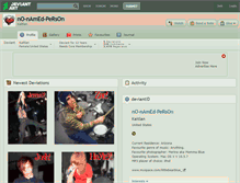 Tablet Screenshot of no-named-person.deviantart.com