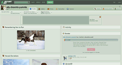Desktop Screenshot of aliy-chexmix-yummie.deviantart.com