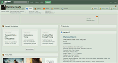 Desktop Screenshot of diamond-hearts.deviantart.com