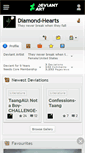 Mobile Screenshot of diamond-hearts.deviantart.com
