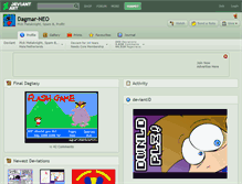 Tablet Screenshot of dagmar-neo.deviantart.com