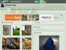 Tablet Screenshot of alientechnology.deviantart.com