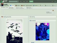 Tablet Screenshot of kooth.deviantart.com