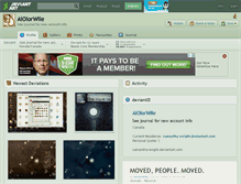 Tablet Screenshot of aiolorwile.deviantart.com