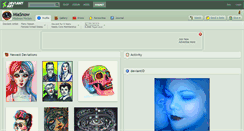 Desktop Screenshot of miasnow.deviantart.com