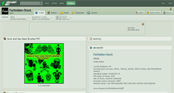 Desktop Screenshot of forbidden-stock.deviantart.com