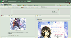 Desktop Screenshot of jasmineteen.deviantart.com