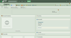 Desktop Screenshot of footprint1.deviantart.com