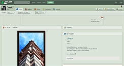 Desktop Screenshot of dreaky.deviantart.com