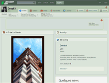 Tablet Screenshot of dreaky.deviantart.com