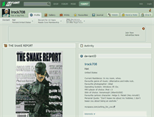 Tablet Screenshot of irock708.deviantart.com