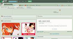Desktop Screenshot of mmdcomickitty.deviantart.com