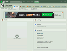 Tablet Screenshot of paintjerm.deviantart.com