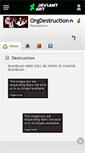 Mobile Screenshot of orgdestruction.deviantart.com