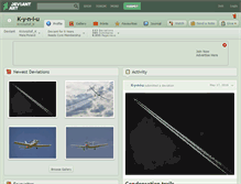 Tablet Screenshot of k-y-n-i-u.deviantart.com