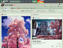 Tablet Screenshot of helios-spada.deviantart.com