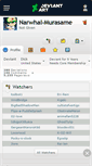 Mobile Screenshot of narwhal-murasame.deviantart.com