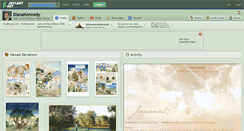 Desktop Screenshot of dianakennedy.deviantart.com