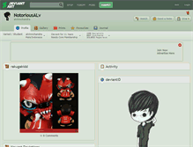 Tablet Screenshot of notoriousalv.deviantart.com