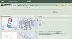 Desktop Screenshot of crazy4drums.deviantart.com