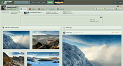 Desktop Screenshot of lonelywolf2.deviantart.com