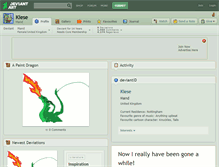 Tablet Screenshot of kiese.deviantart.com