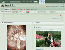 Tablet Screenshot of dracochik16.deviantart.com
