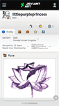 Mobile Screenshot of littlepurpleprincess.deviantart.com