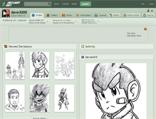 Tablet Screenshot of dave3000.deviantart.com