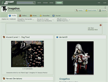 Tablet Screenshot of onegathos.deviantart.com