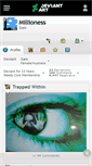 Mobile Screenshot of millioness.deviantart.com