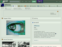 Tablet Screenshot of millioness.deviantart.com