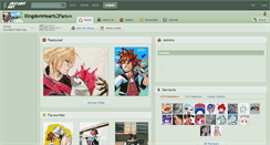 Desktop Screenshot of kingdomhearts2fans.deviantart.com