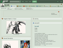 Tablet Screenshot of fox-tail.deviantart.com