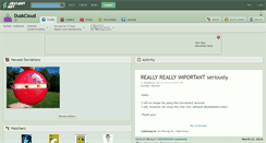 Desktop Screenshot of duskcloud.deviantart.com